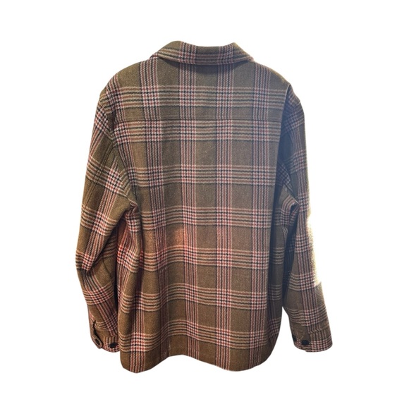 Todd Snyder Wool Blend Yellow Plaid CPO Shirt Jacket Large - Picture 3 of 12